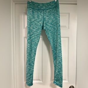 Teal Patterned Leggings